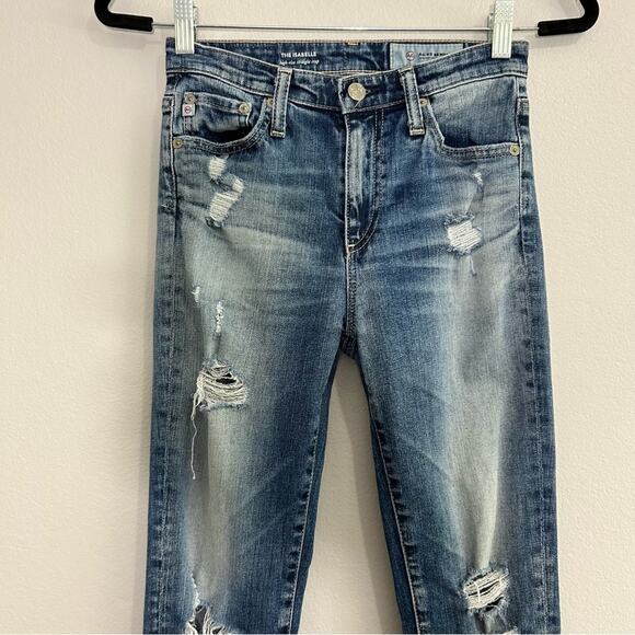 AG The Isabelle High Rise Straight Crop Jean Size 24 - Picture 7 of 11